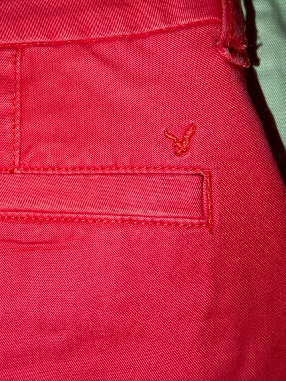 American Eagle Outfitters Coral Low-Rise Stretch Shorts - Picture 3 of 4